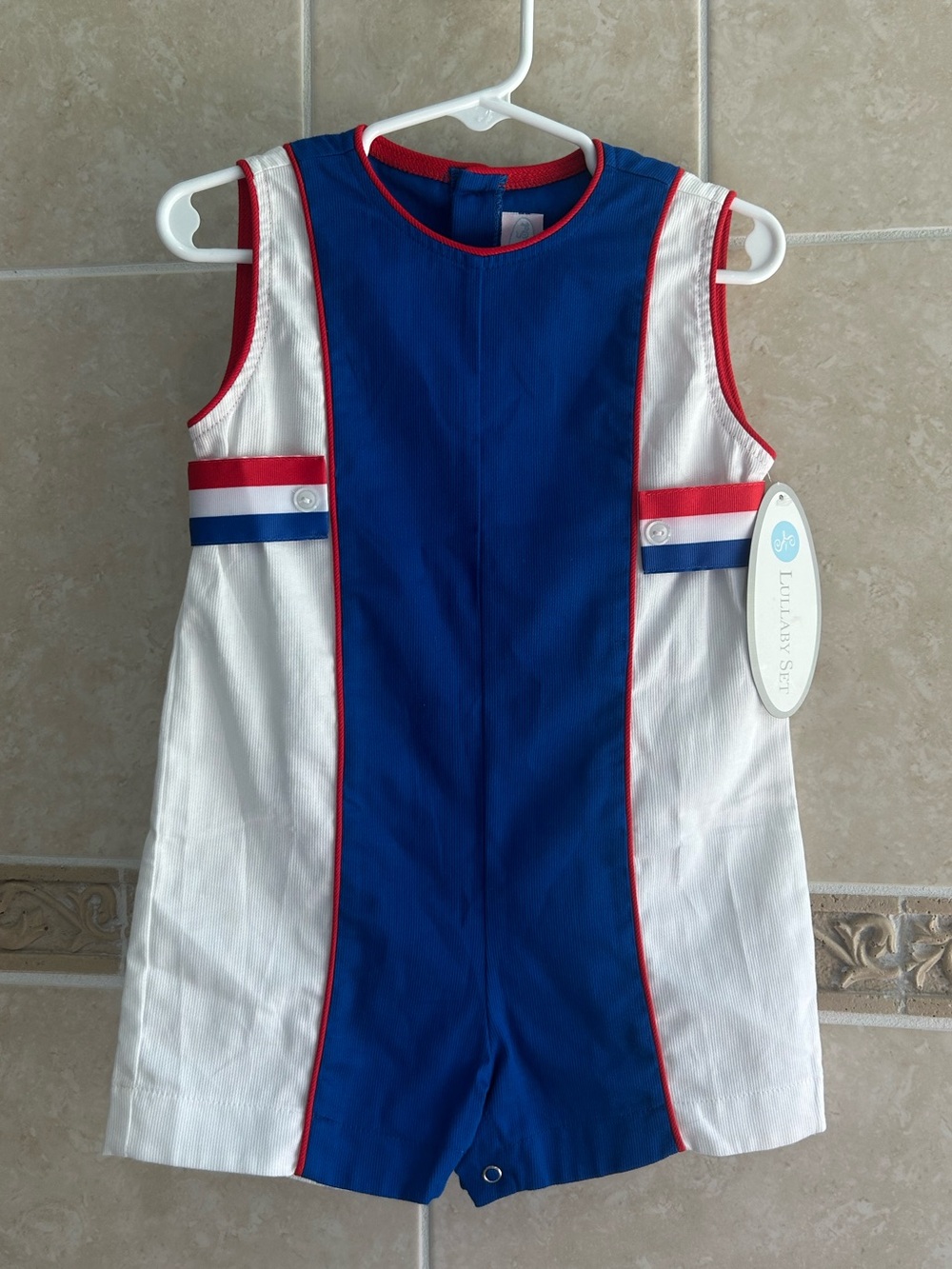 Lullaby Set Red White Blue Jonjon Patriotic America